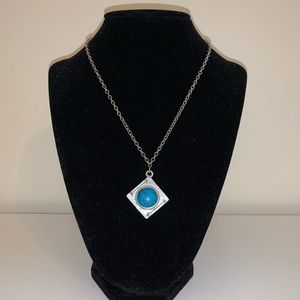 Silver and Turquoise Necklace